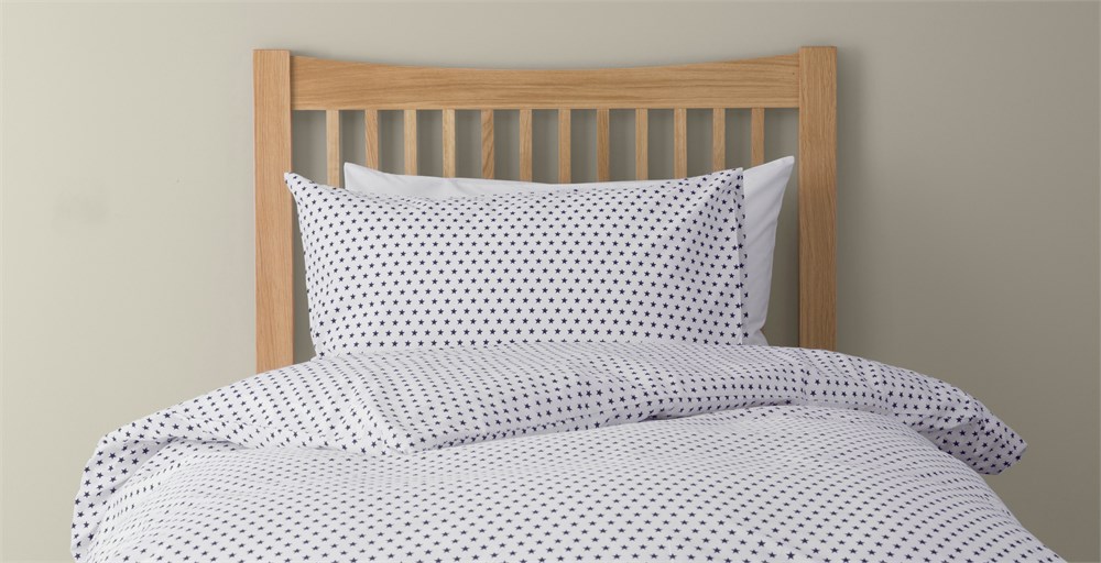 Stars Bed Linen Feather Black Stars Bed Linen Select Colour